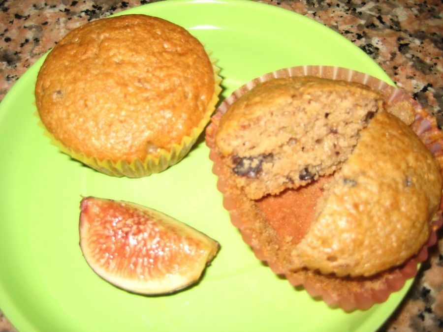  Muffins de higos