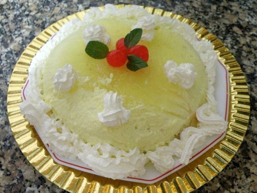 Tarta helada de limón