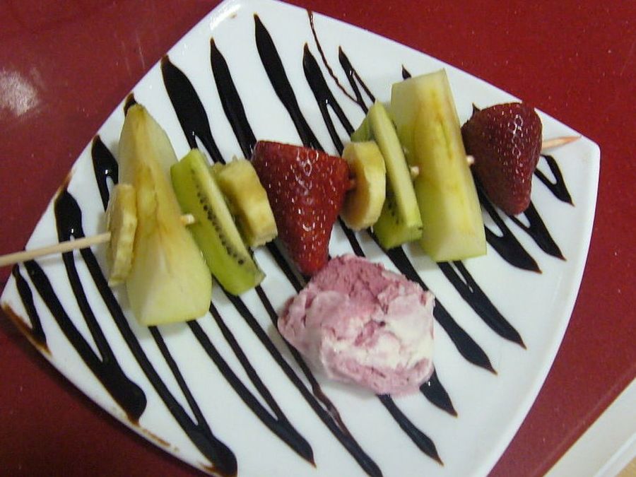 Postre de frutas