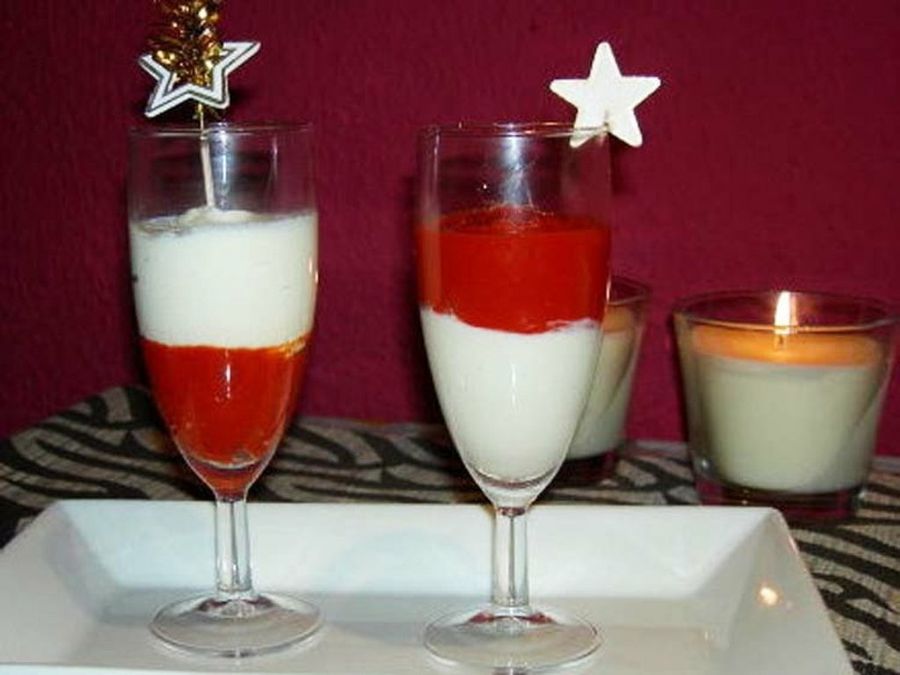 Mousse de pimientos asados