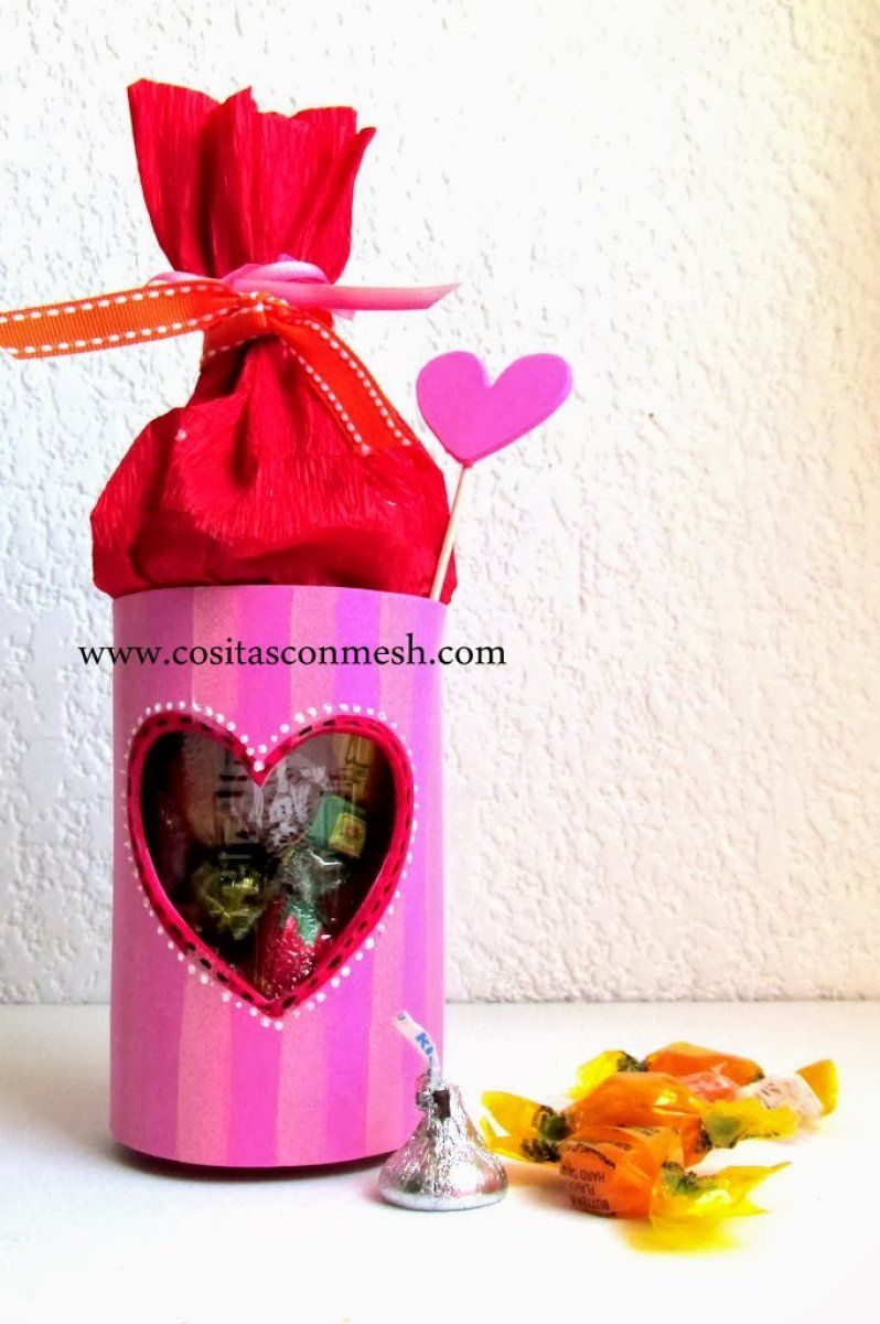 brandy halcón Dictadura Manualidades con material reciclado para San Valentín | Manualidades