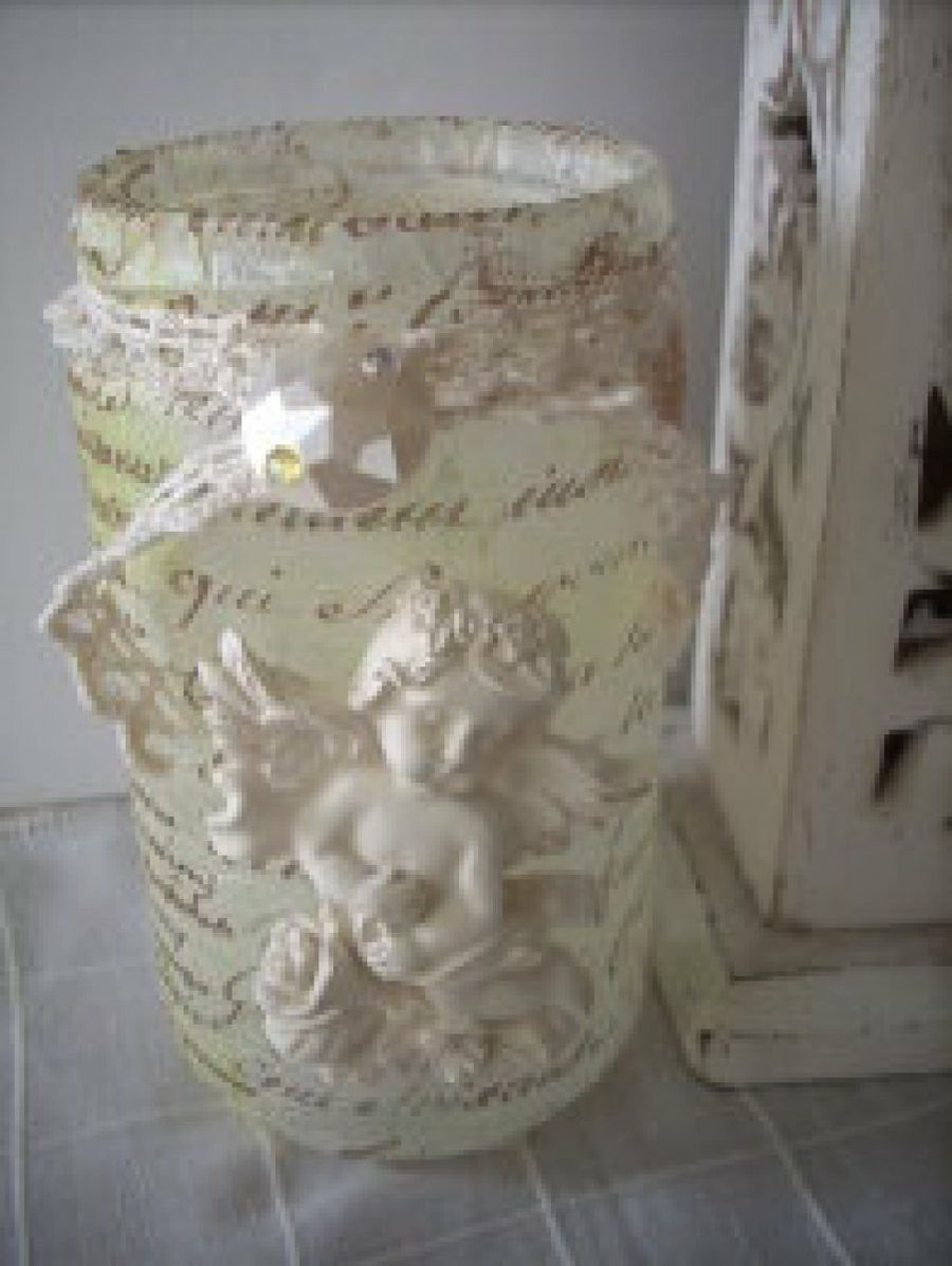 Reciclaje de velas y portavelas