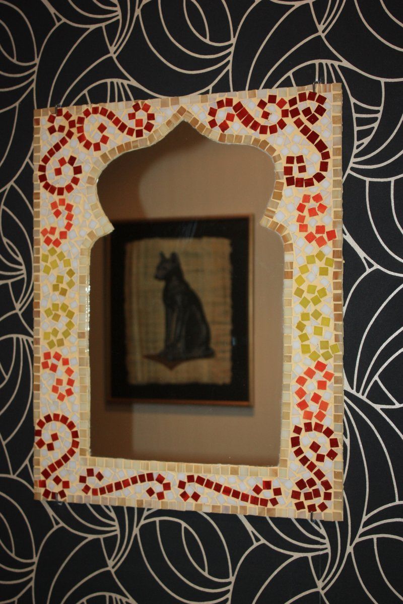  Espejo mosaico estilo árabe