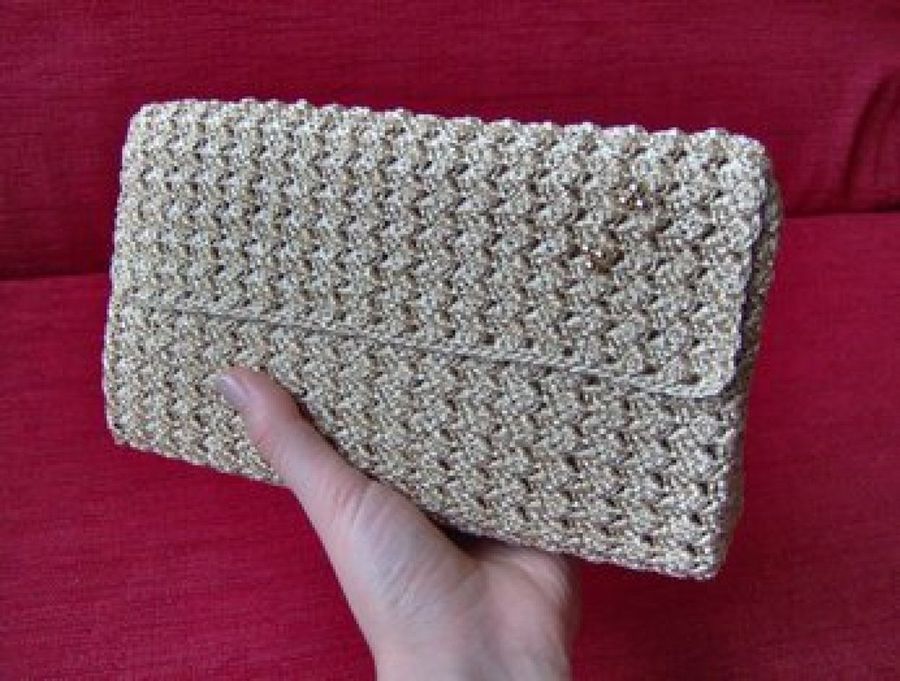 Cómo tu propia cartera de mano en crochet Manualidades