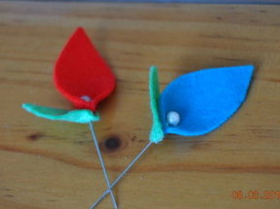 broches de fieltro