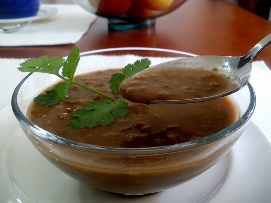  Sopa de lentejas