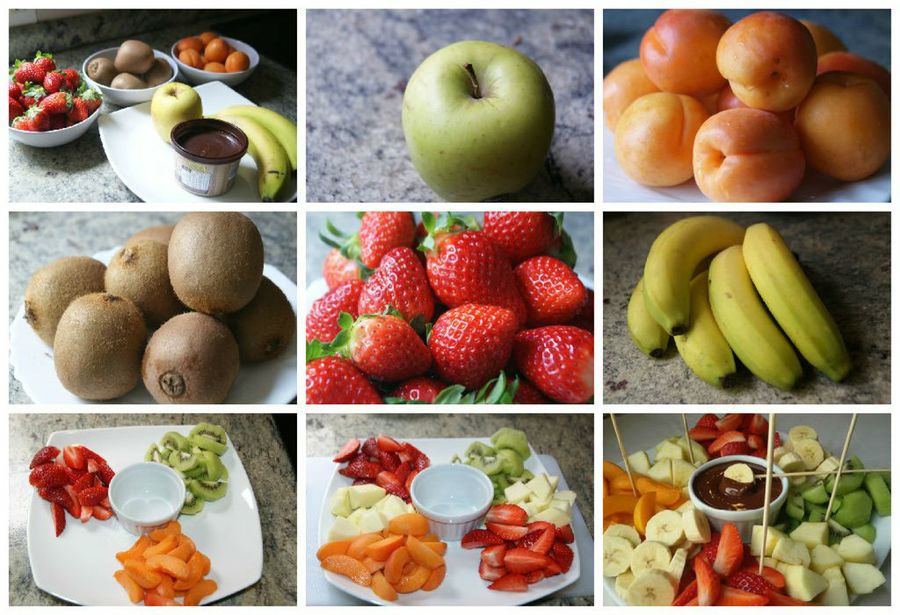 Fondue De Chocolate Con Fruta Fresca Cocina
