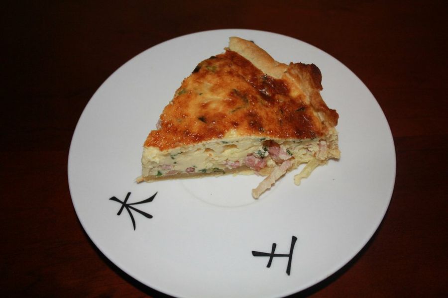  QUICHE DE BEICON Y ESPINACAS