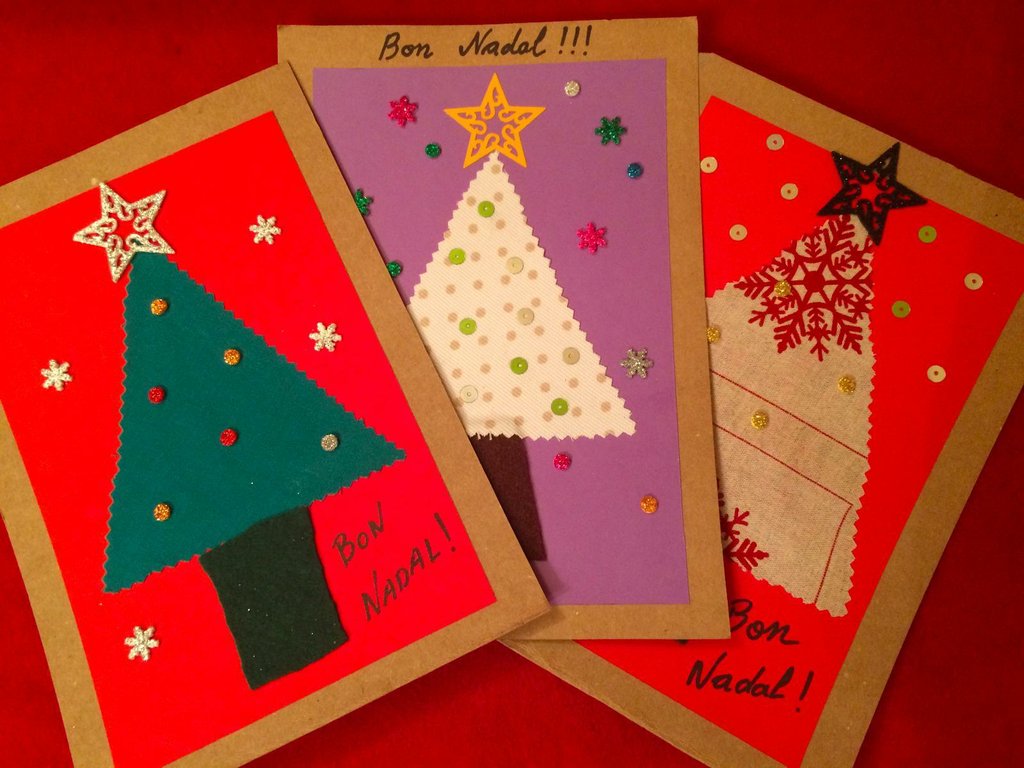 Tarjetas de Navidad | Manualidades, image size:1024x768