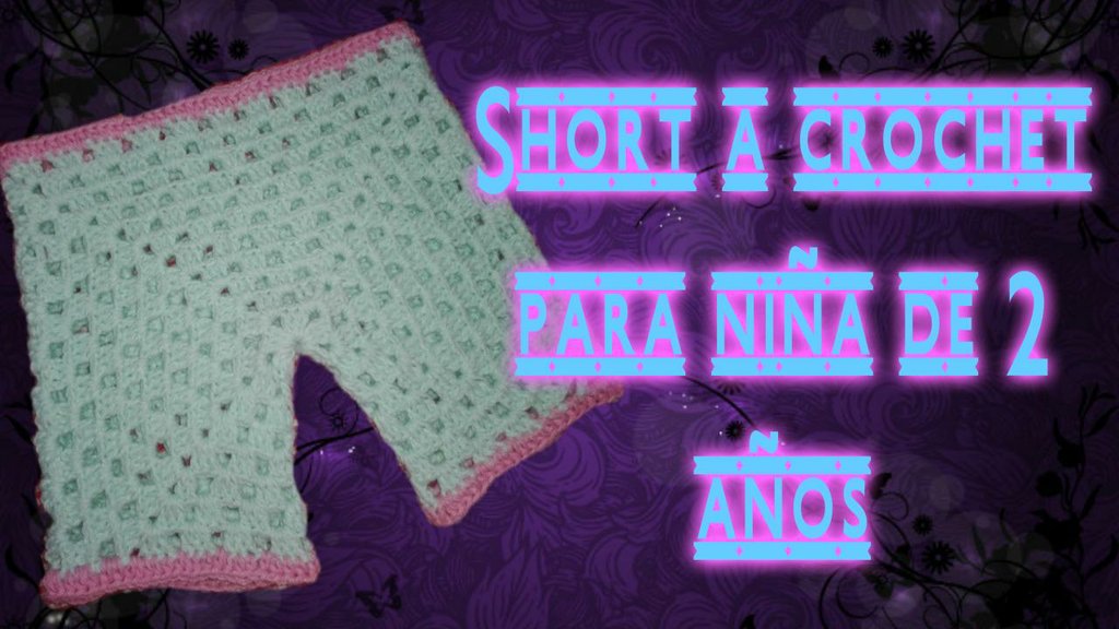 Short al discount crochet para nena