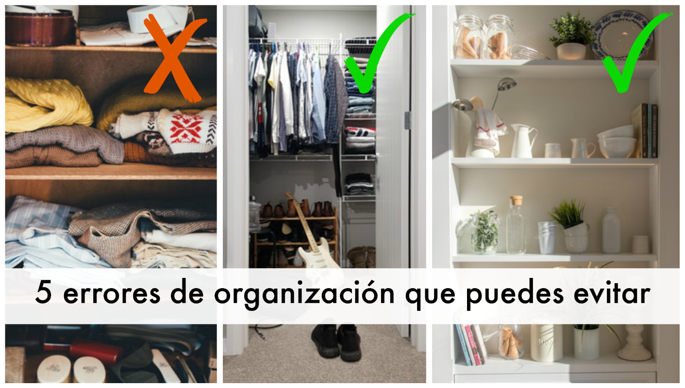 Damos solución a los 5 errores de organización más comunes