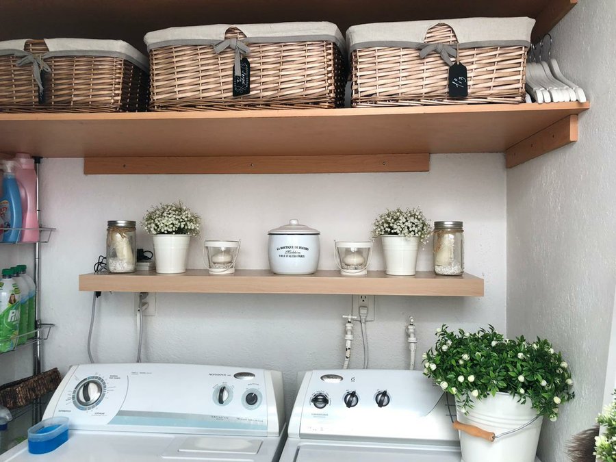 20 Ideas y accesorios para organizar el cuarto de lavado