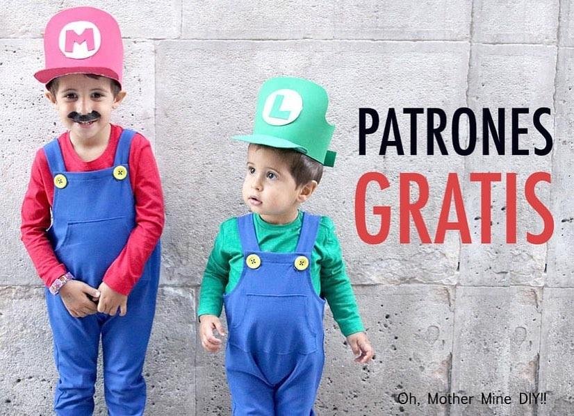 oro Factura Calumnia HALLOWEEN: Cómo hacer disfraz casero de Mario Bros y Luigi | Manualidades