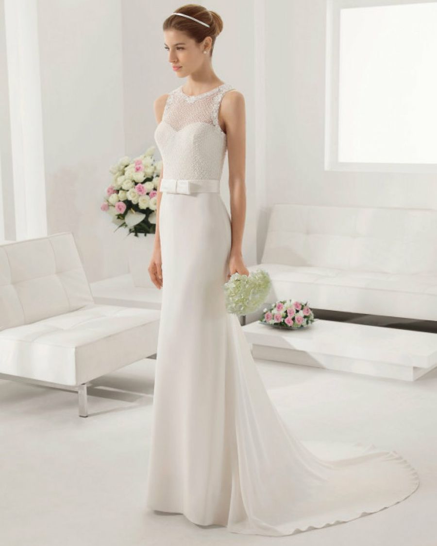 vestido de novia romántico
