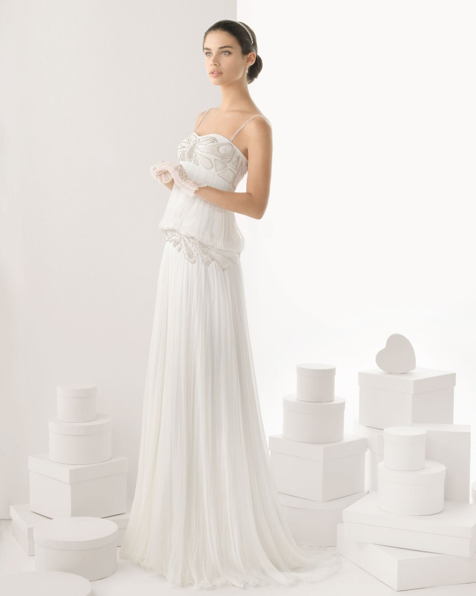 Hermosos vestidos de novia sin cola: variedad de diseños | Bodas