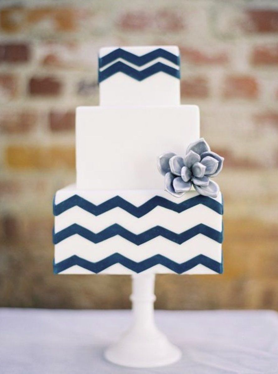 Свадебный торт Минимализм квадратный