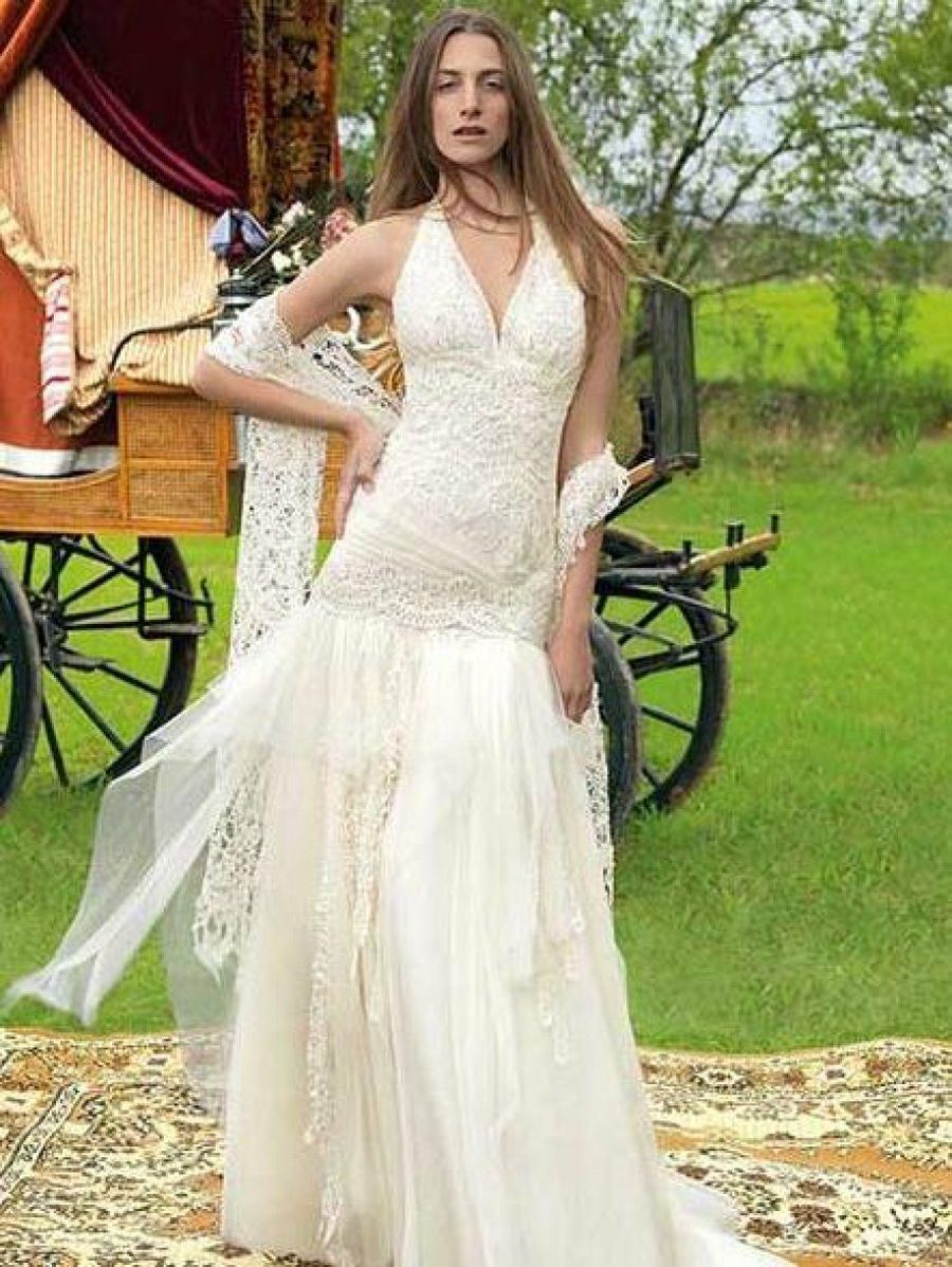 Arroyo Recientemente Vandalir Vestidos hippies para novia | Bodas