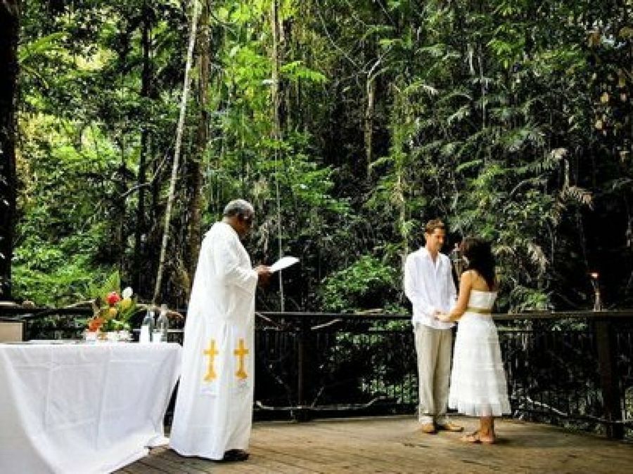 casamiento en bosque
