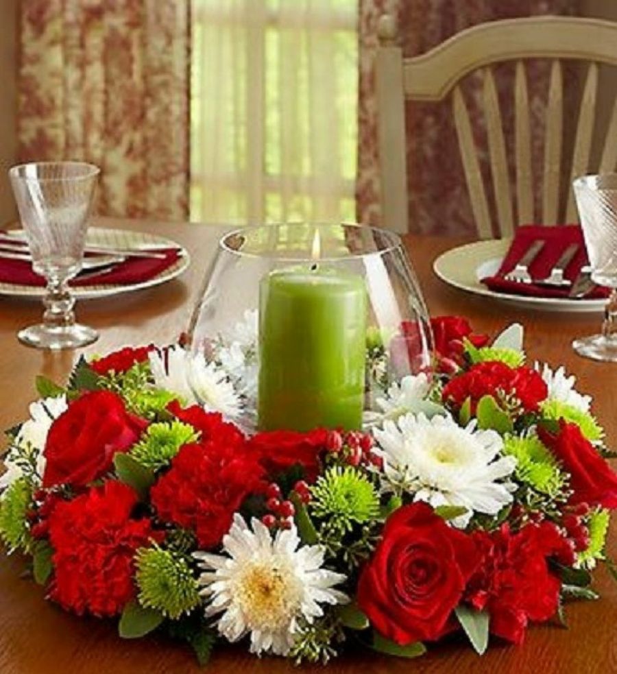 Top 100 Centros De Mesa Navideños Con Flores Naturales Abzlocalmx