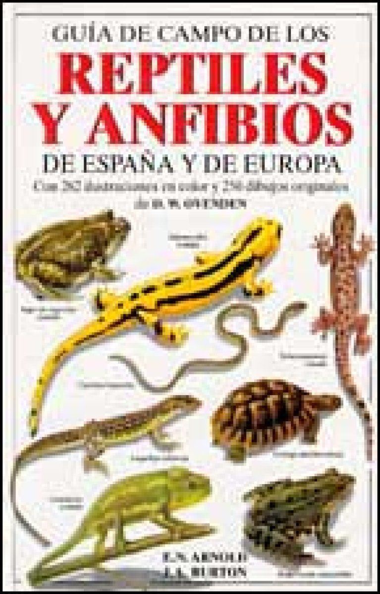 portada 'reptiles y anfibios de España y Europa'