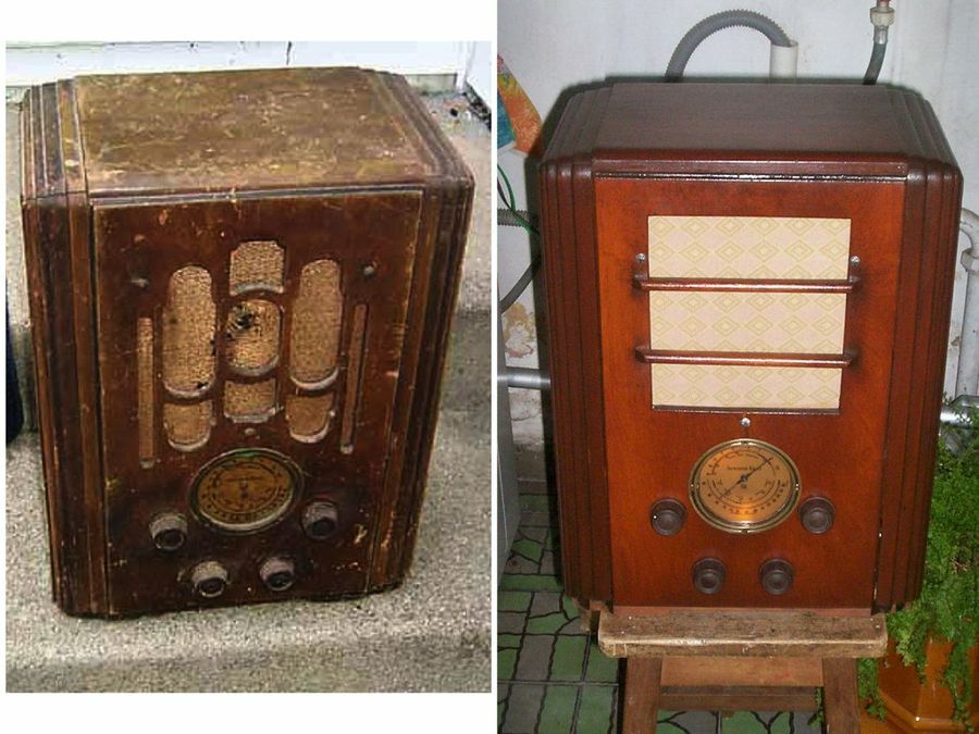 Decorar con radios antiguas