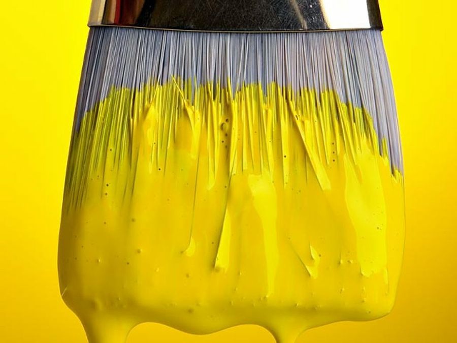 pintura amarilla