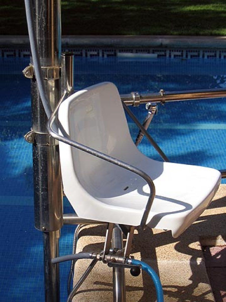 silla minusvalido piscina