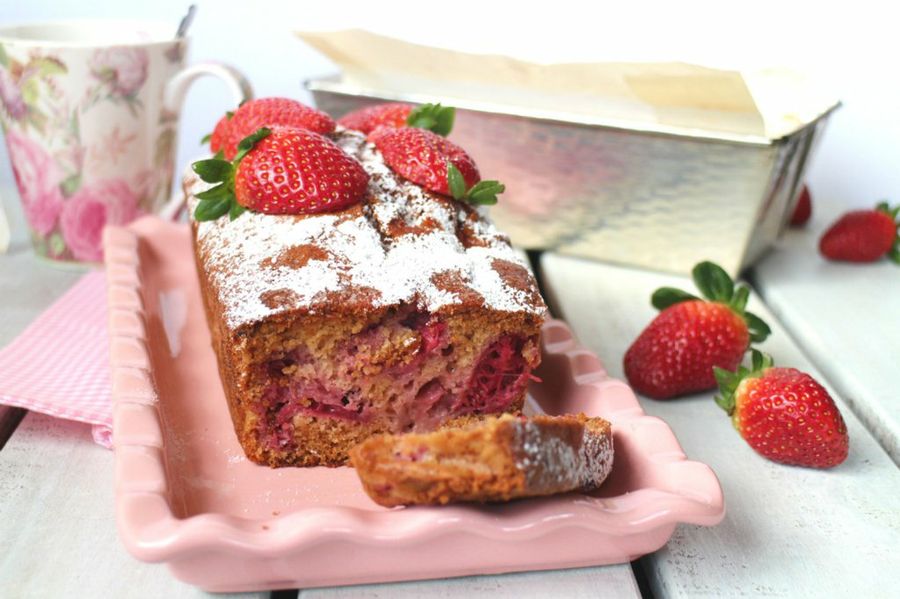 Plumcake de fresas
