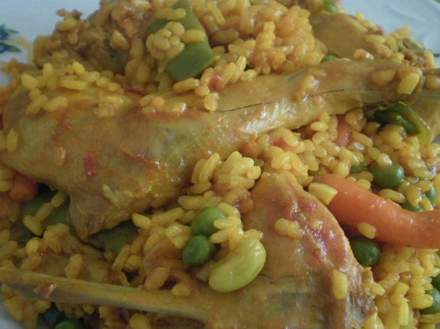 Arroz con conejo