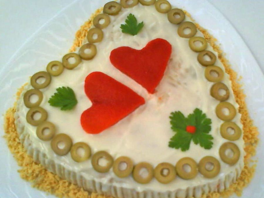 Ensaladilla corazón