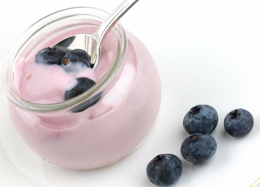 Yogurt con fruta
