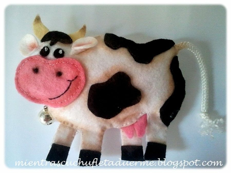  vaca de fieltro