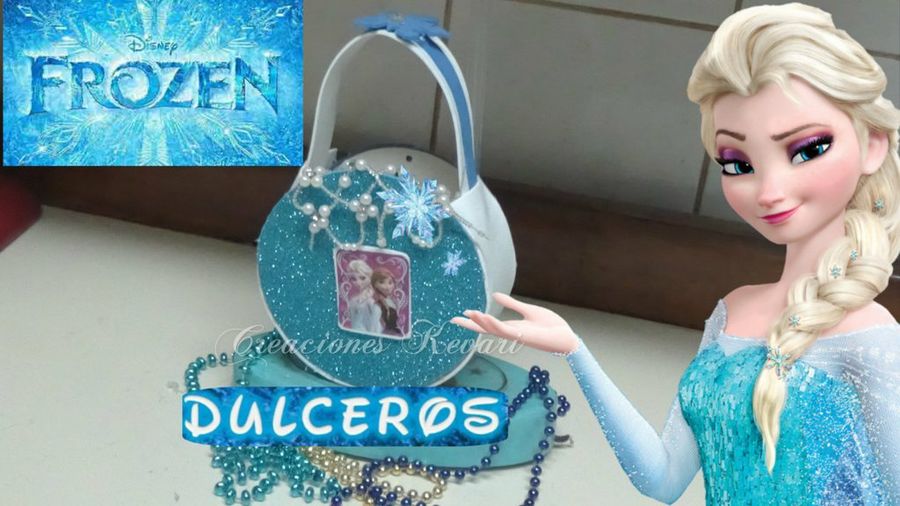 3 dulceros reciclados de Frozen | Manualidades