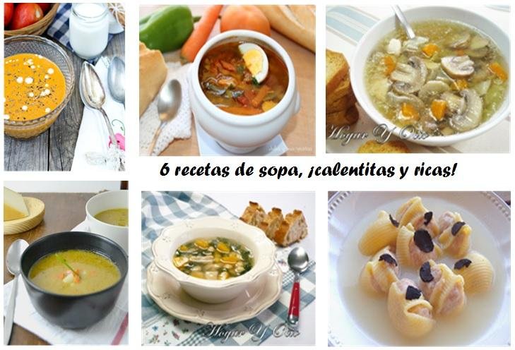 Prepara la cuchara para disfrutar de cada uno de estos platos de sopa que te recomienda la autora del blog HOGAR Y OCIO.
