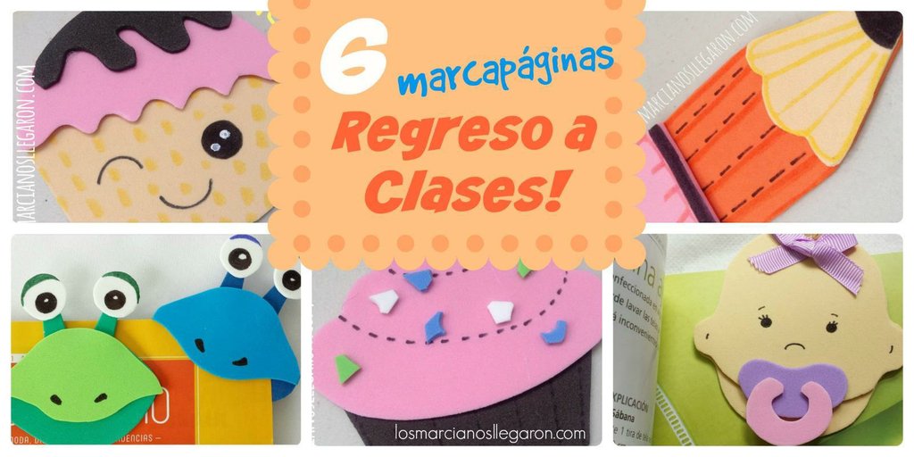 SEPARADORES DE LIBROS ORIGINALES // REGRESO A CLASES 