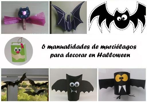 6 murciélados para decorar en Halloween | Manualidades