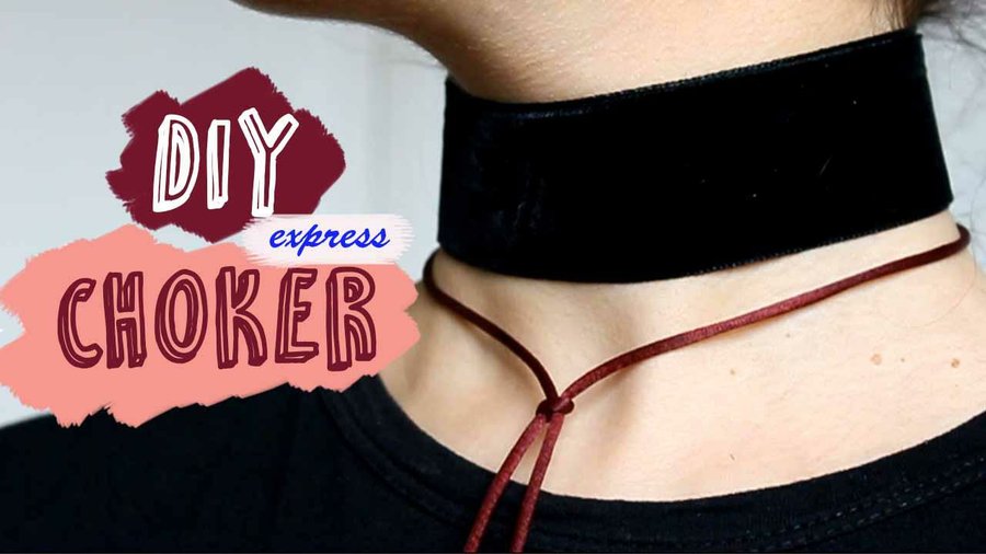 Escalofriante Rayo Complicado Cómo hacer tus propios collares tipo Choker | Manualidades
