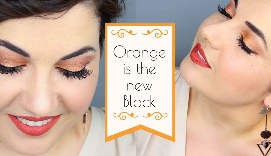  Maquillaje en tonos naranja paso a paso