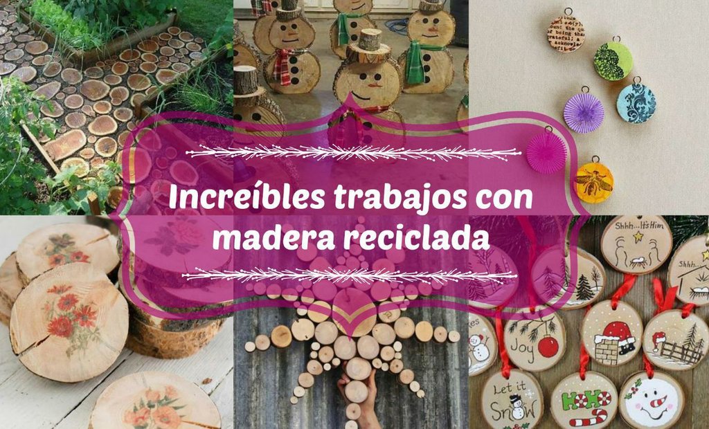 Tablas de madera reciclada para decorar rincones de tucasa