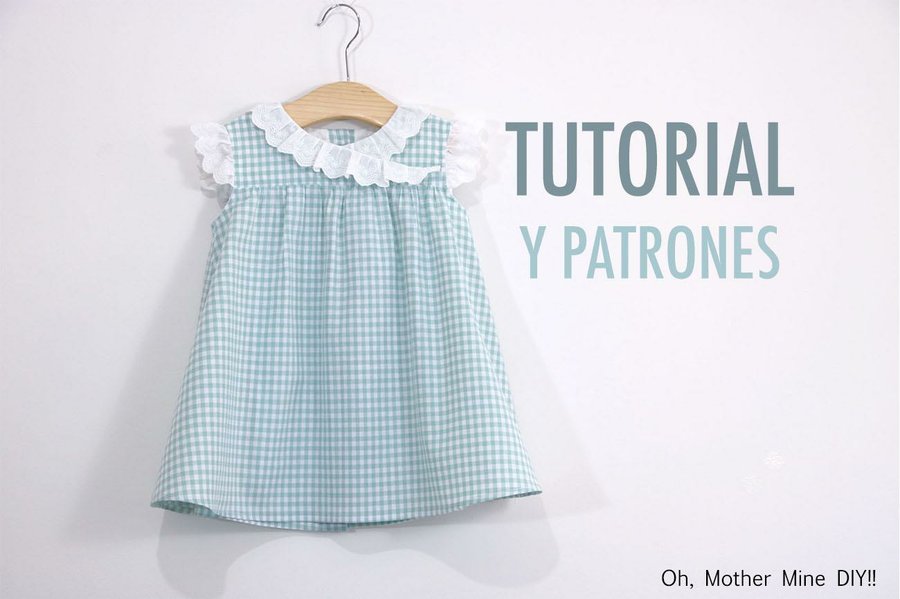 Costura de vestidos de niña (patrones gratis hasta talla 7 años) |  Manualidades