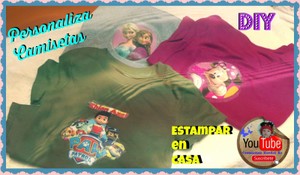 personalizar camisetas en casa