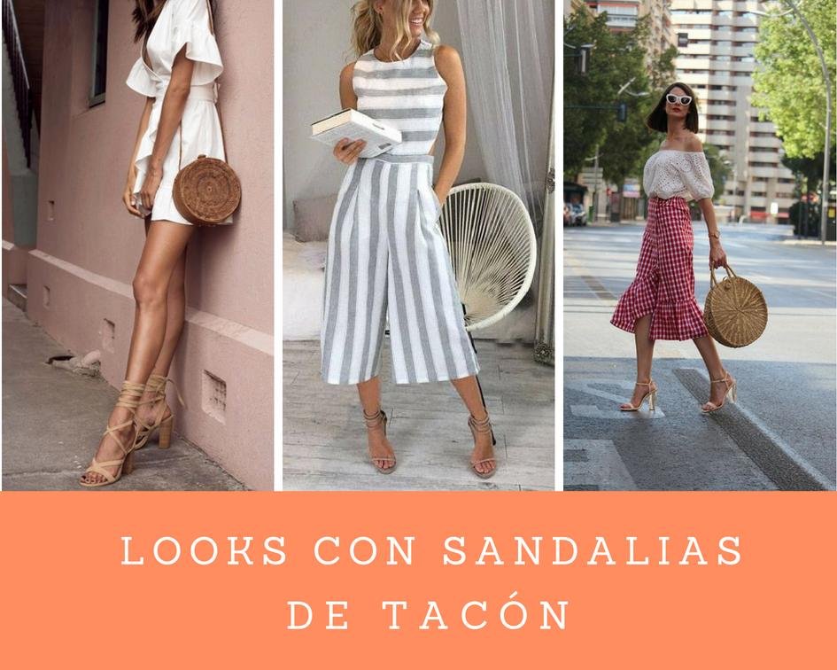 Looks con sandalias de tacón | Belleza