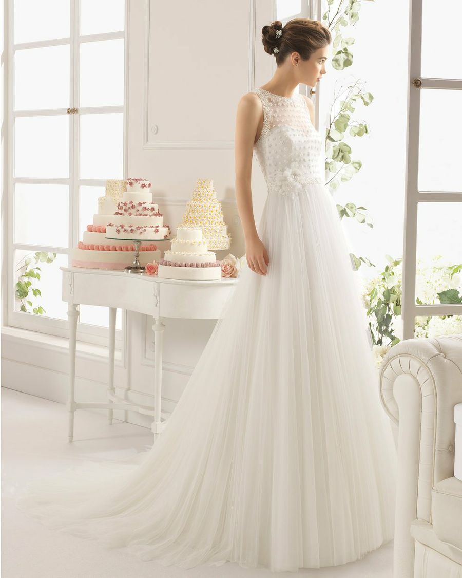 vestido de novia romántico