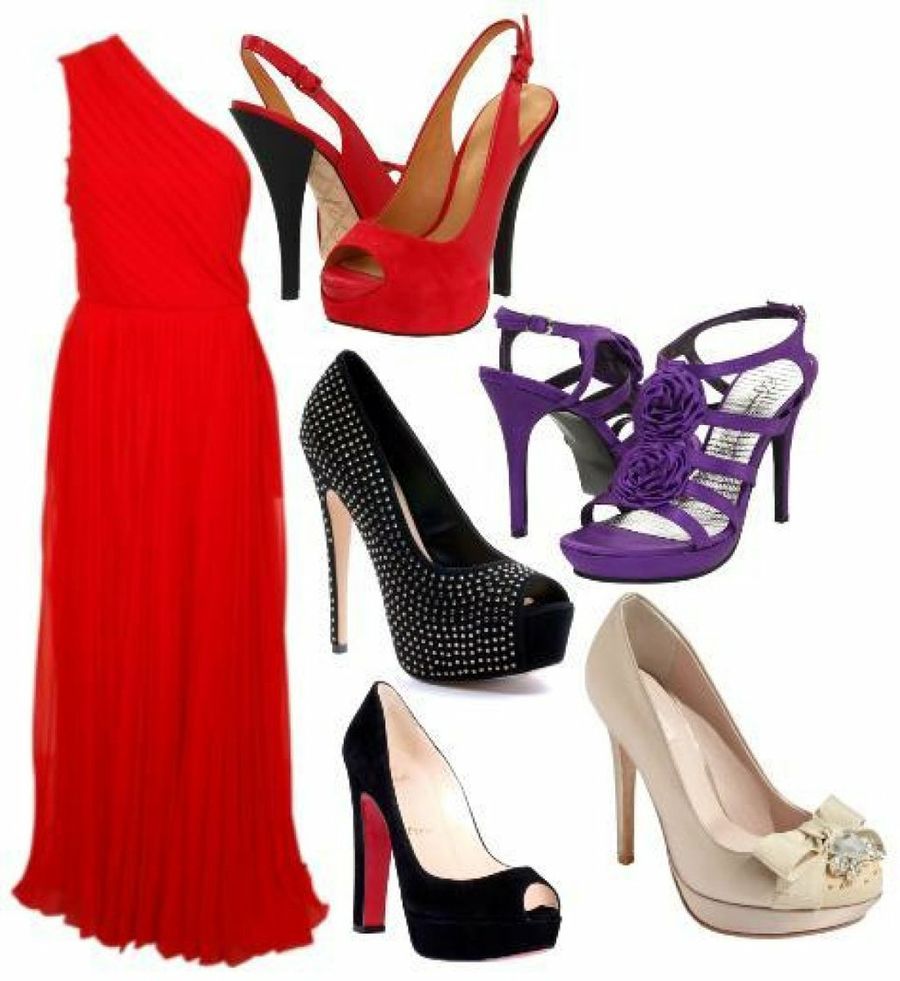 Cómo combinar... un vestido largo rojo | Bodas
