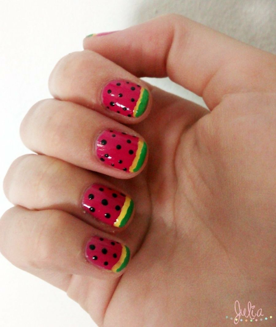 manicura sandía