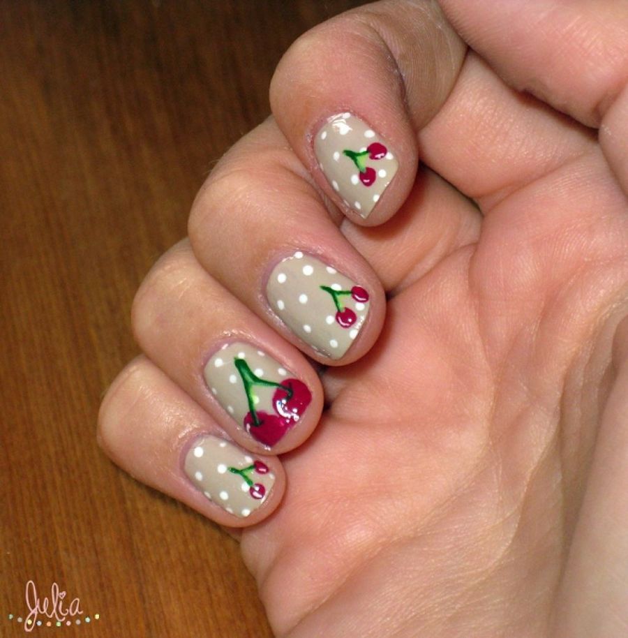 manicura cerezas