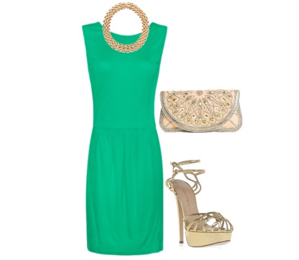 pub Guión raíz Complementos para un vestido verde | Belleza