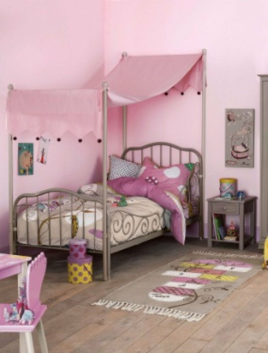 Cama Para Niñas Estilo Diseño De Princess Cama Con Dosel Para Niñas Princess