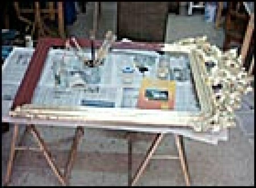 técnica dorado y policromado