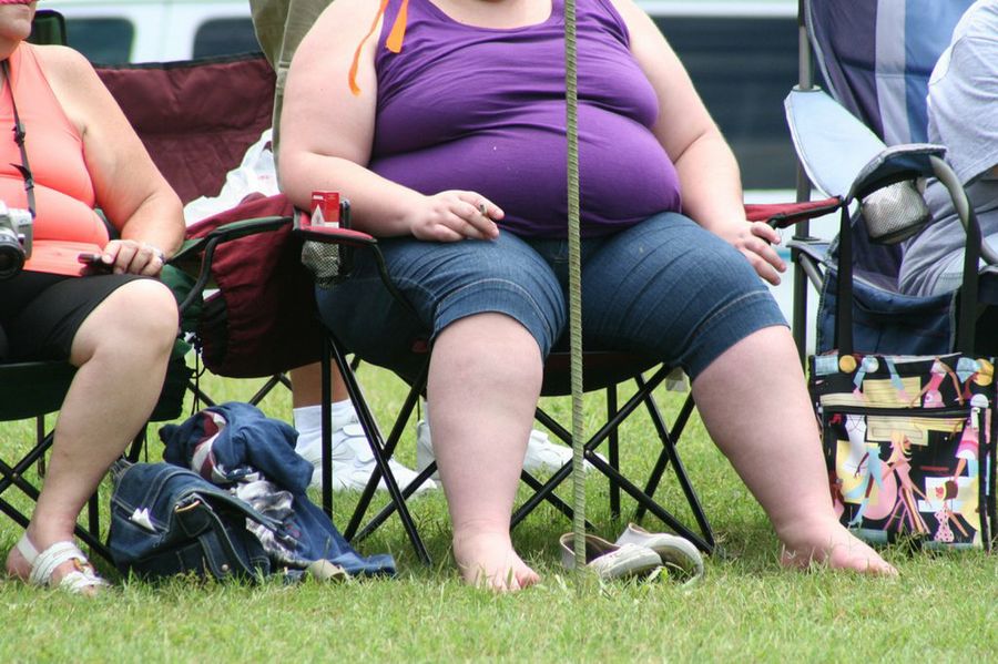 mujer obesa